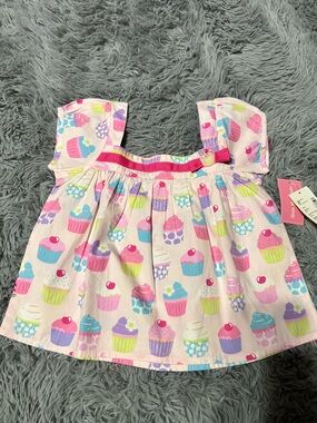 NWT Gymboree Pastel Cupcake Print Top